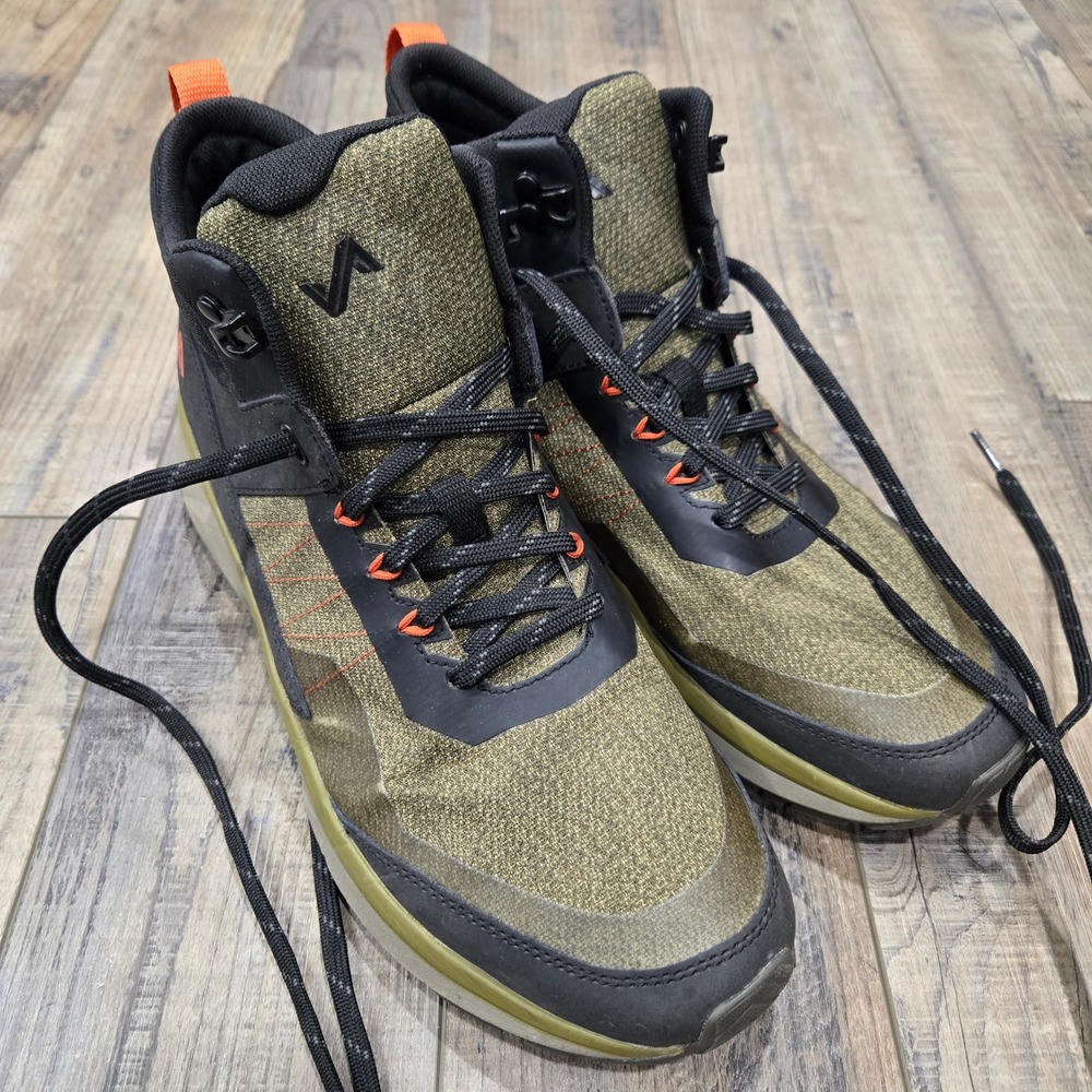 Forsake Cascade Peak Mid Waterproof Hiking Boots Olive Black Mens 10.5 Gorpcore